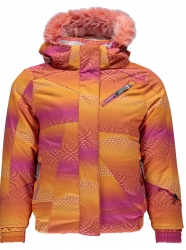 Spyder Bitsy Girl's Lola Jacket - Star Rasberry